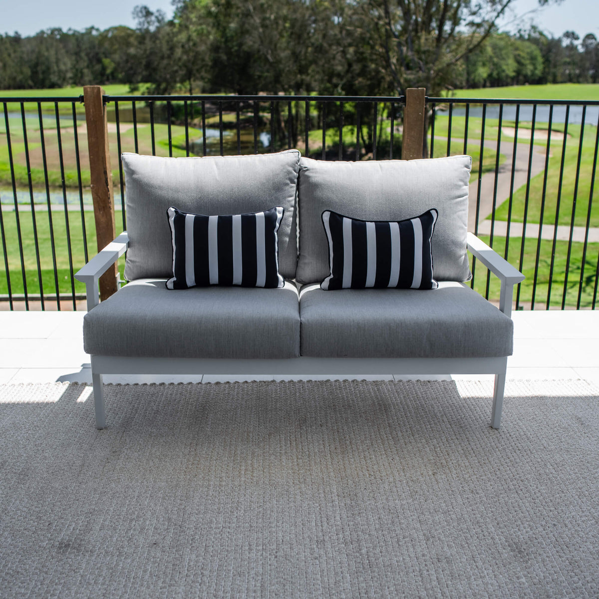 Peru Aluminium 2 Seater - Outdoor Lounge Single
