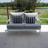 Peru Aluminium 2 Seater - Outdoor Lounge Single