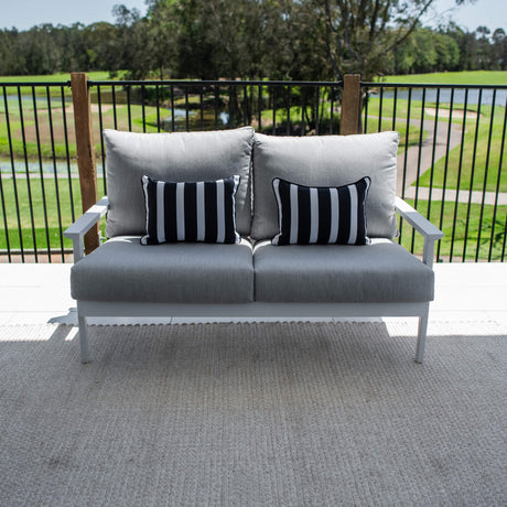 Peru Aluminium 2 Seater - Outdoor Lounge Single