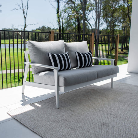 Peru Aluminium 2 Seater - Outdoor Lounge Single
