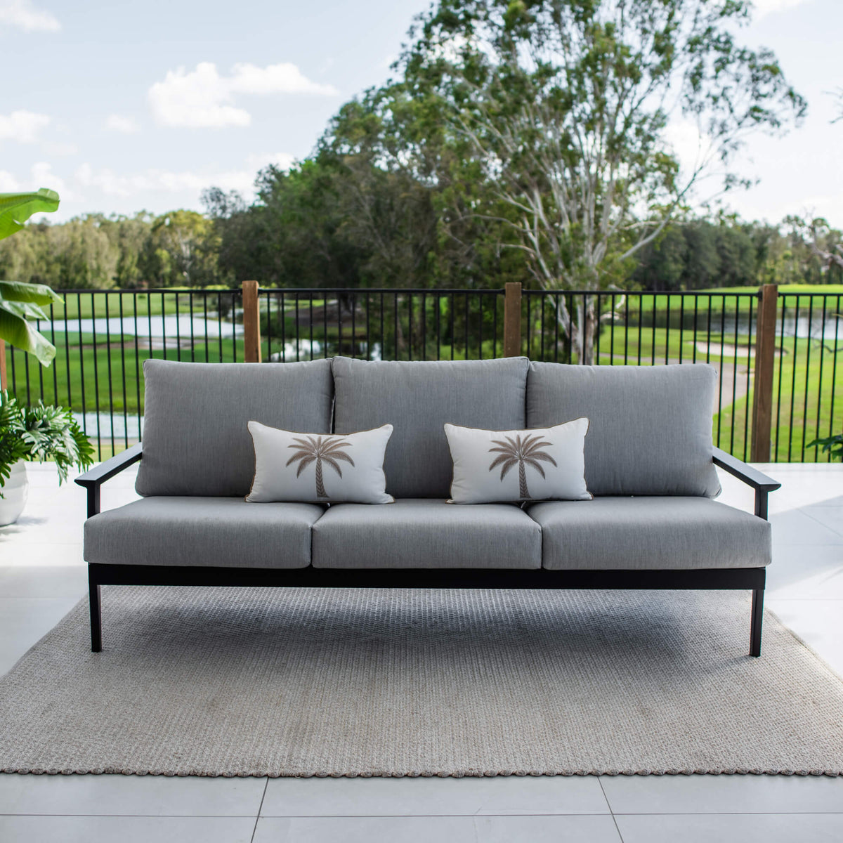 Peru Aluminium 3 Seater - Outdoor Lounge