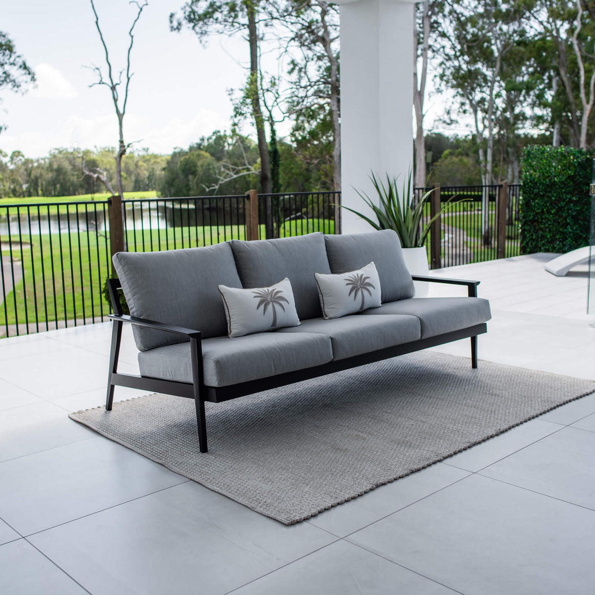 Peru Aluminium 3 Seater - Outdoor Lounge