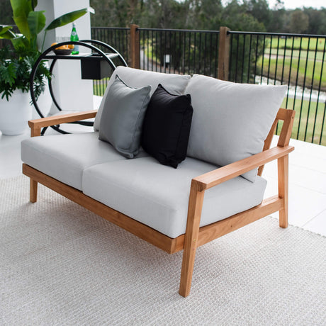 Peru Teak 2 Seater Sofa - Outdoor Lounge