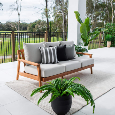 Peru Teak 3 Seater Sofa - Outdoor Lounge