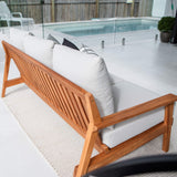 Peru Teak 3 Seater Sofa - Outdoor Lounge