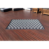 Signature Range Black & White - Outdoor Rug