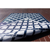 Signature Range Navy & White - Outdoor Rug