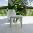 Slat - (49x49) - Outdoor Side Table