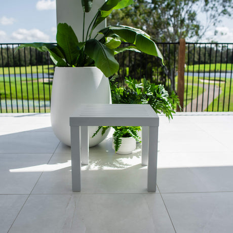 Slat - (49x49) - Outdoor Side Table