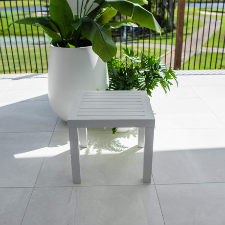 Slat - (49x49) - Outdoor Side Table