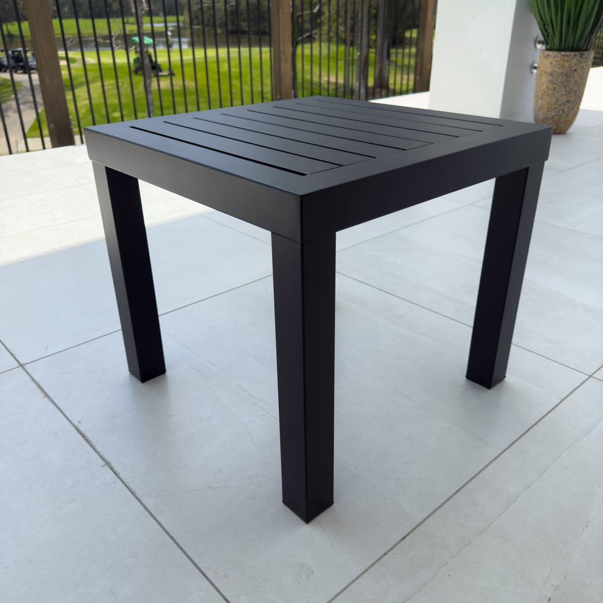 Slat - (49x49) - Outdoor Side Table