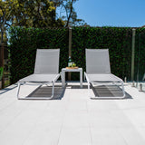 Byron Slat - 3pce - Outdoor Sun Lounge