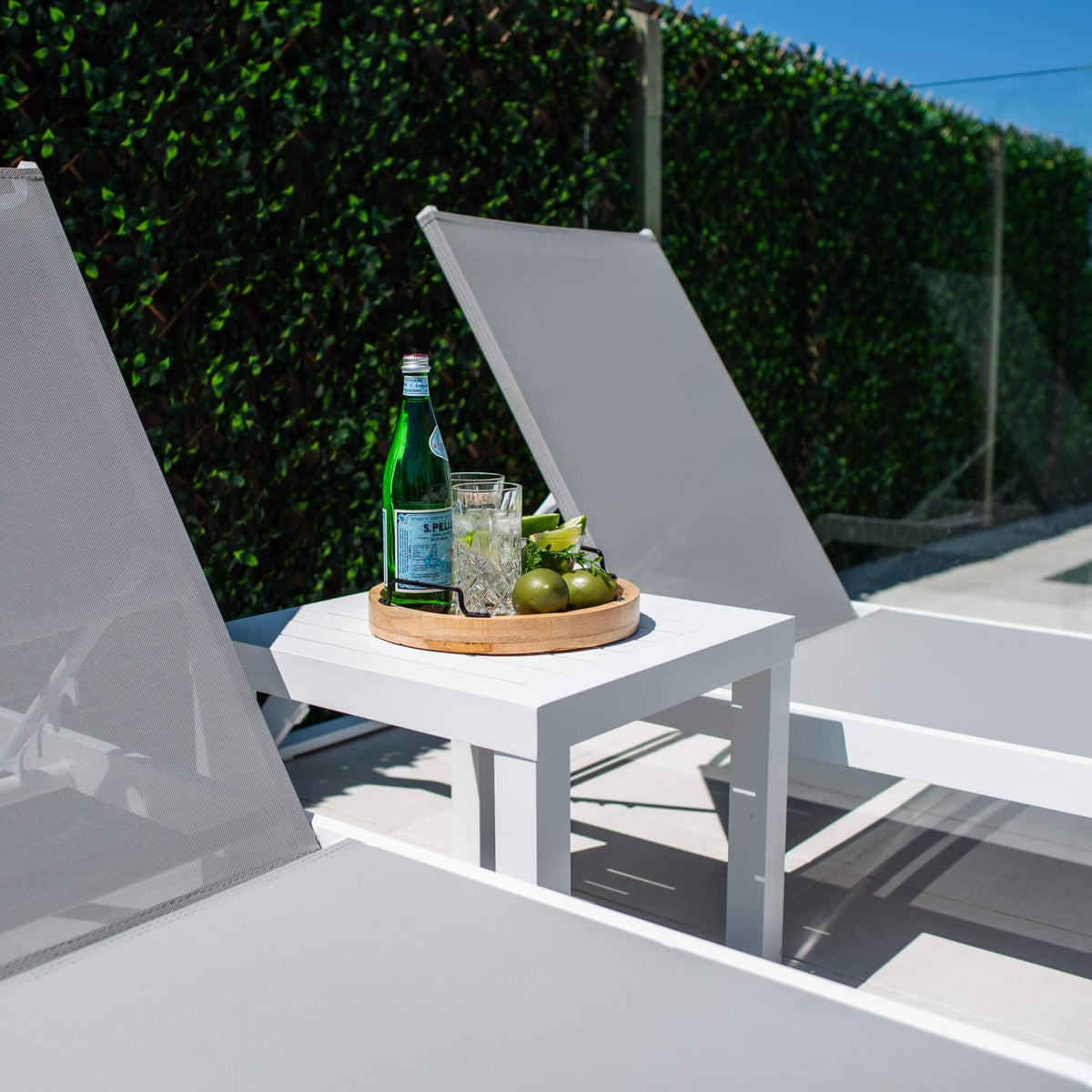 Byron Slat - 3pce - Outdoor Sun Lounge