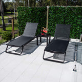 Byron Slat - 3pce - Outdoor Sun Lounge