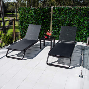 Byron Slat - 3pce - Outdoor Sun Lounge