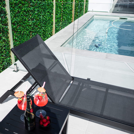 Byron Slat - 3pce - Outdoor Sun Lounge