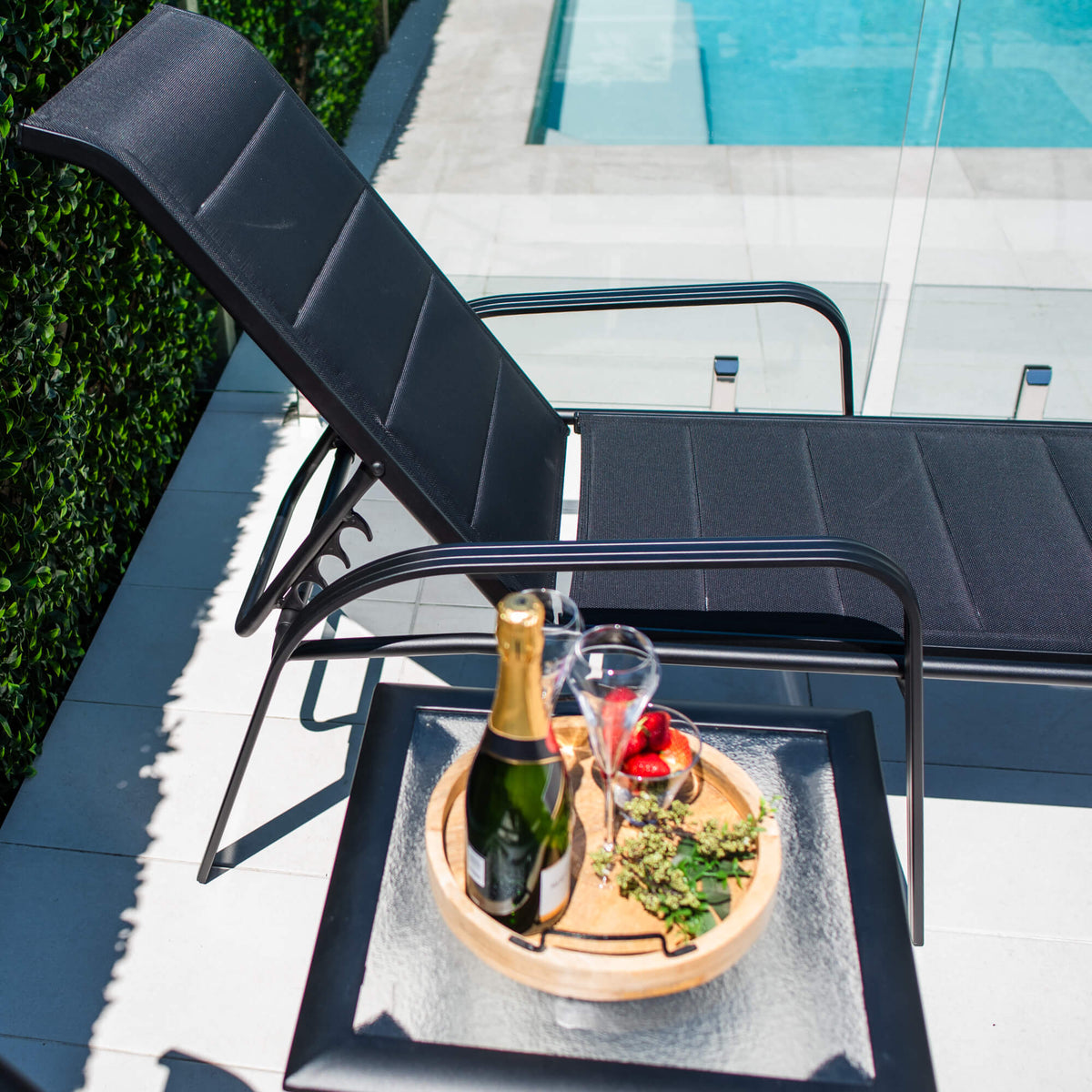 Leona Shelby - 3pce - Outdoor Sun Lounge