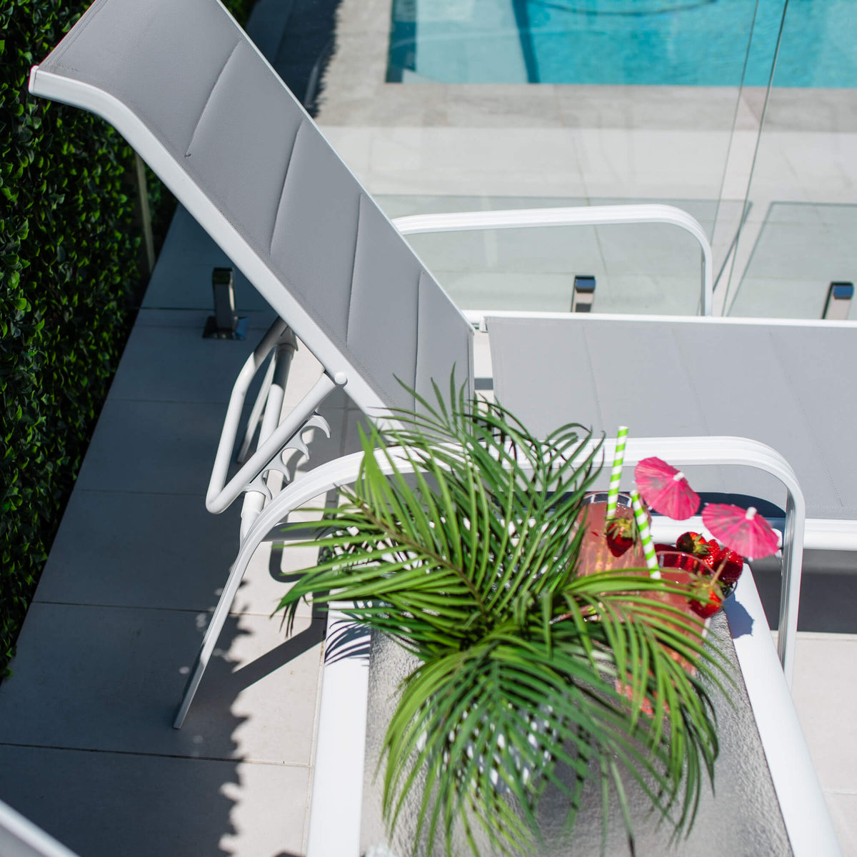 Leona Shelby - 3pce - Outdoor Sun Lounge