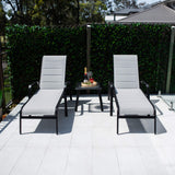 Leona Shelby - 3pce - Outdoor Sun Lounge