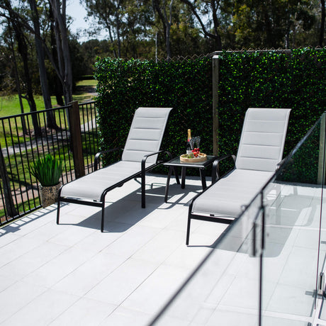 Leona Shelby - 3pce - Outdoor Sun Lounge