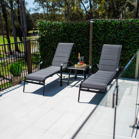 Leona Shelby - 3pce - Outdoor Sun Lounge
