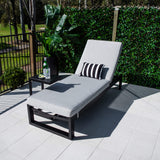 Milan Menzin w/Cushion  - Outdoor Sun Lounge