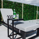 Milan Menzin w/Cushion  - Outdoor Sun Lounge