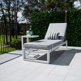 Milan Menzin w/Cushion  - Outdoor Sun Lounge