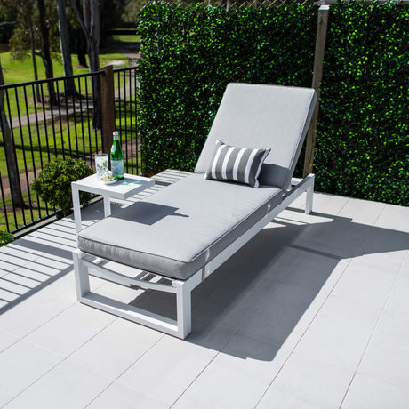Milan Menzin w/Cushion  - Outdoor Sun Lounge