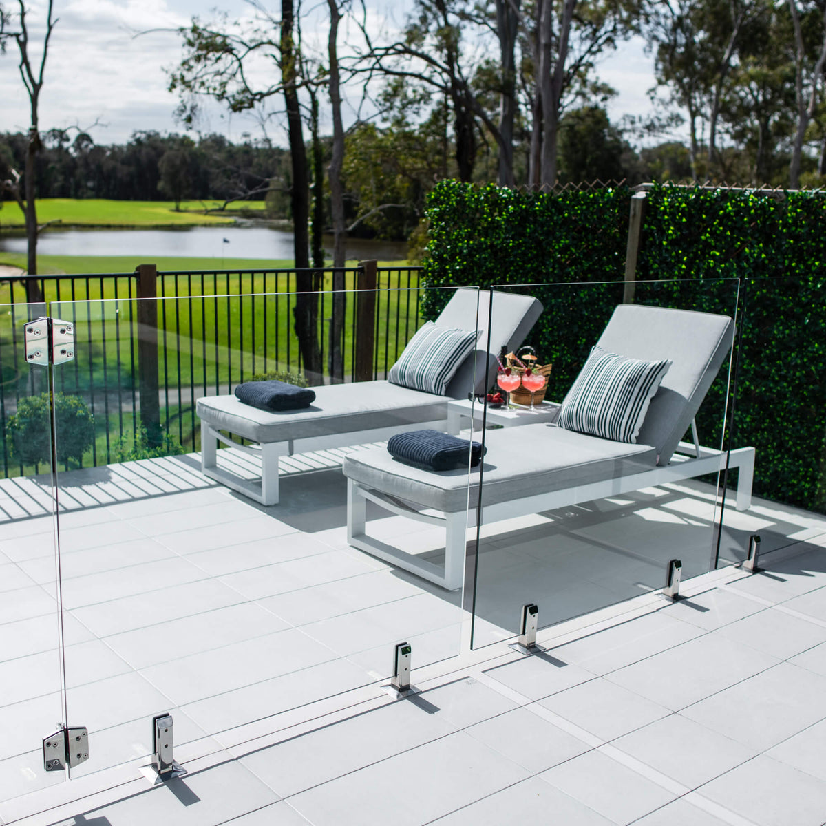 Milan Slat - 5pce - Outdoor Sun Lounge