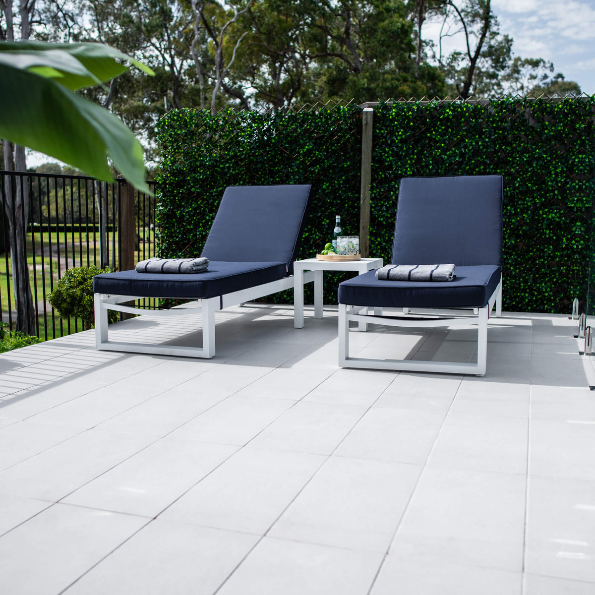 Milan Slat - 5pce - Outdoor Sun Lounge