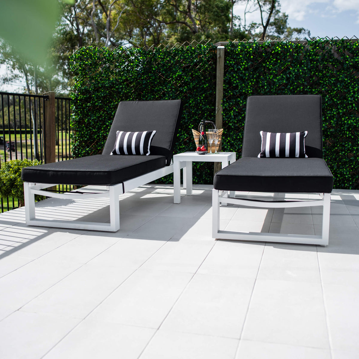 Milan Slat - 5pce - Outdoor Sun Lounge