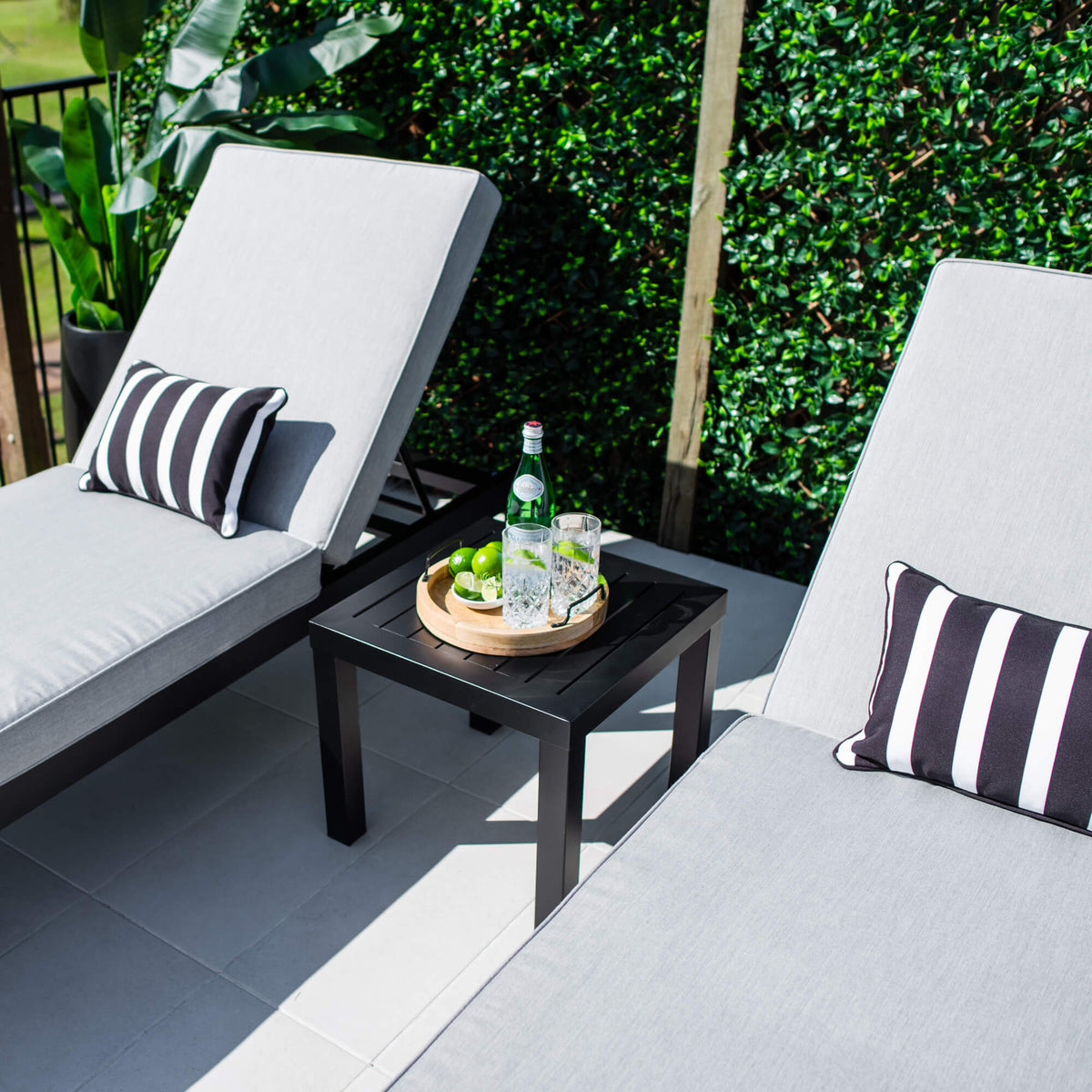 Milan Slat - 5pce - Outdoor Sun Lounge