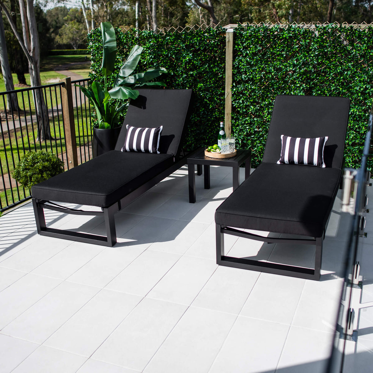Milan Slat - 5pce - Outdoor Sun Lounge