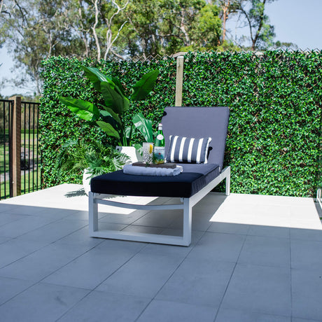 Milan w/Cushion  - Outdoor Sun Lounge