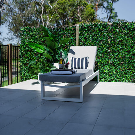 Milan w/Cushion  - Outdoor Sun Lounge