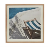 Azure Frame Glass Print Each 80cm x 80cm