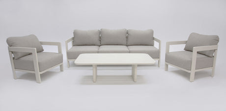 Liberty 4pc Lounge Setting - Cream