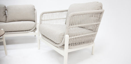 Tallulah 5pc Lounge Setting - Cream