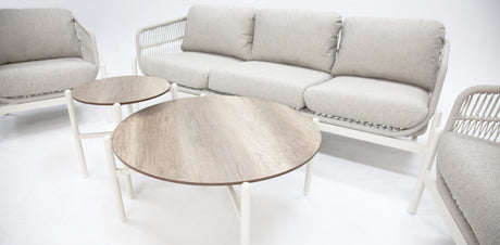 Tallulah 5pc Lounge Setting - Cream