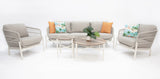 Tallulah 5pc Lounge Setting - Cream
