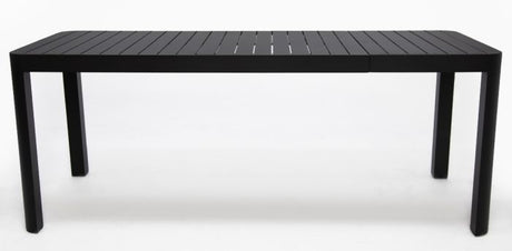 Frankie Azura 7pc Dining Set Armless - Black
