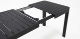 Frankie Azura 7pc Dining Set Armless - Black