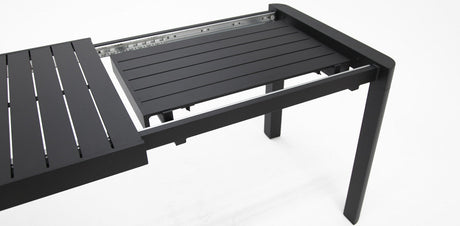Azura Extendable Balcony Table - Black
