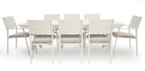 Tyler 11pc Extension Dining Setting - Cream