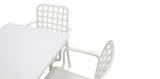 Frankie 5pc Armchair Dining Setting - White