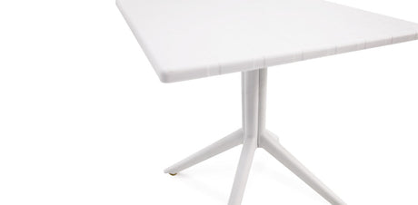 Frankie Resin Dining Table - White