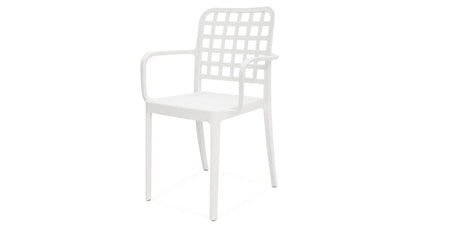 Frankie 5pc Armchair Dining Setting - White