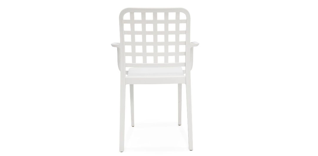 Ravenne Frankie 9pc Armchair Dining Set - White
