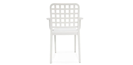 Ravenne Frankie 9pc Armchair Dining Set - White
